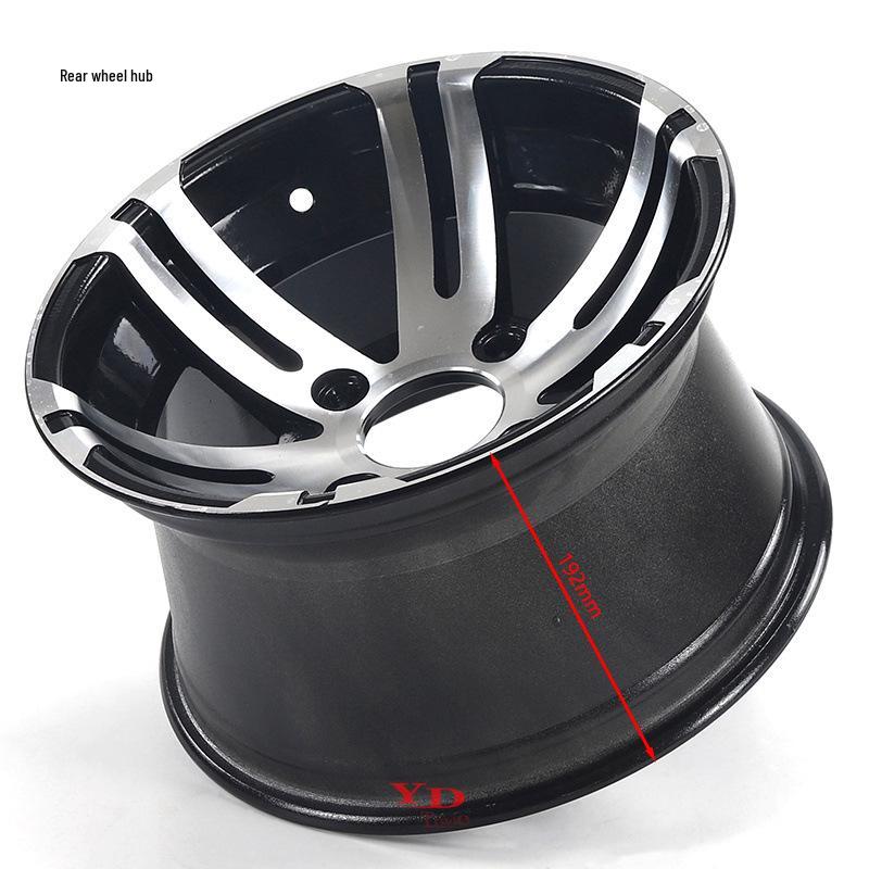 12" Aluminum Alloy Wheels for ATV Beach Karting - Set of 25x8-12 & 25x10-12 Rims
