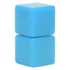 6Pcs Blank Dice Set Right Angle Plastic Hexahedral Cubes Classroom Board Game DIY Math Counting Teaching Party Favor