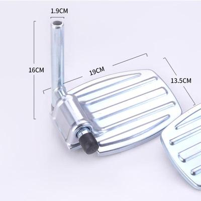 1/2 Stück Universelles Rutschfestes Rollstuhlfußstützpedal Faltbarer Ersatz Mit Beinstange Rollstuhlfußbrett