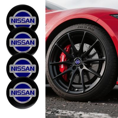 4Pcs Car Wheel Hub Cover Rim Center Cap Decorative Accessories Fit Nissan Magnite Qashqai Ariya X-Trail/Rogue Note Sentra Altima