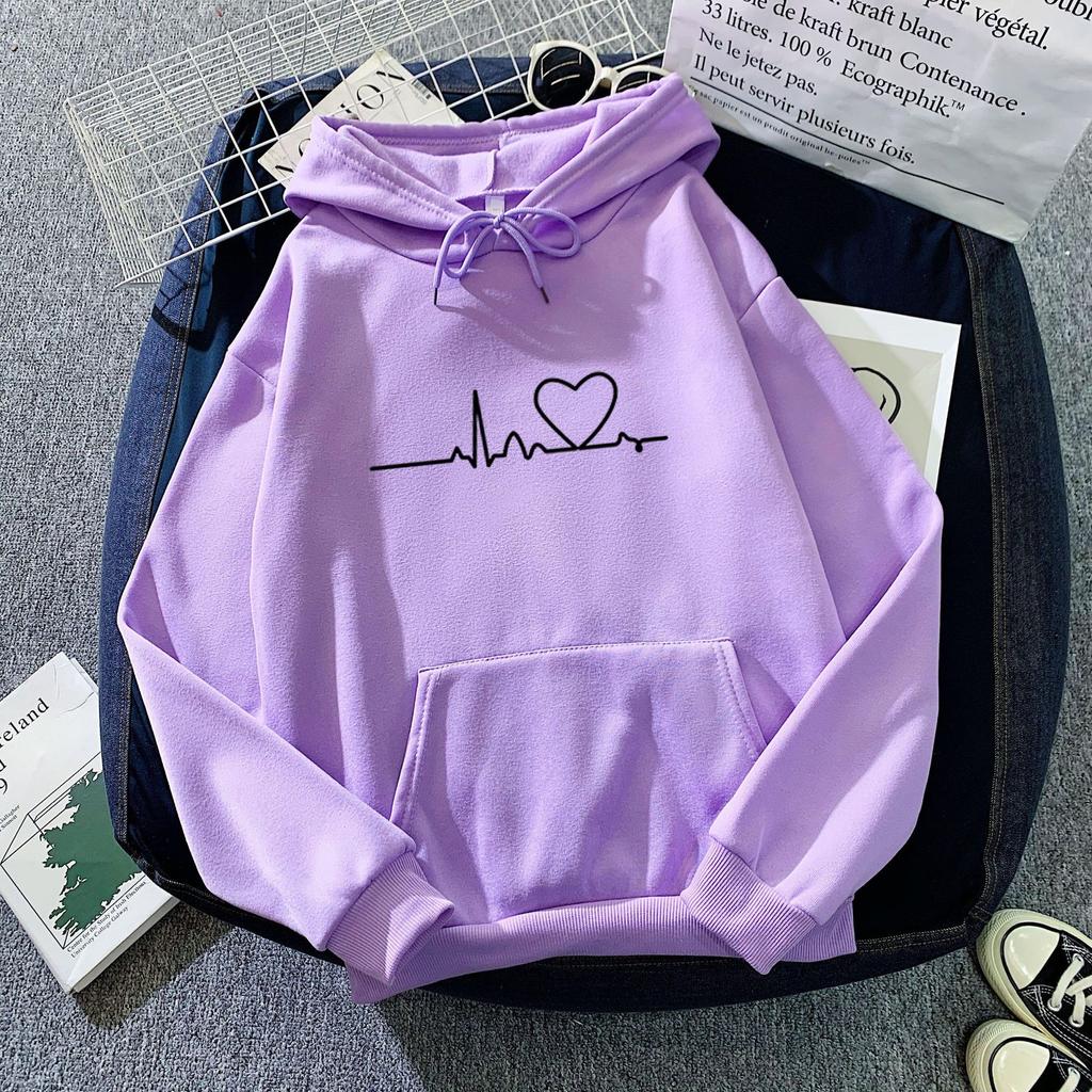 Women's autumn and winter European and American long-sleeved hoodies sweatshirts for women couples loose Korean style tops