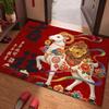 Anti Slip Zodiac Goat Floor Mat Cartoon 2027 Lamb Door Mat Sheep Foot Pad  Floor Protection