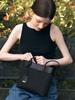 Demeriel Elise Weaving Shoulder Bag Black