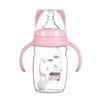 Silicone Nipple Baby PP Bottle Drop-resistant Baby Bottle With Handle  Feeding Utensils