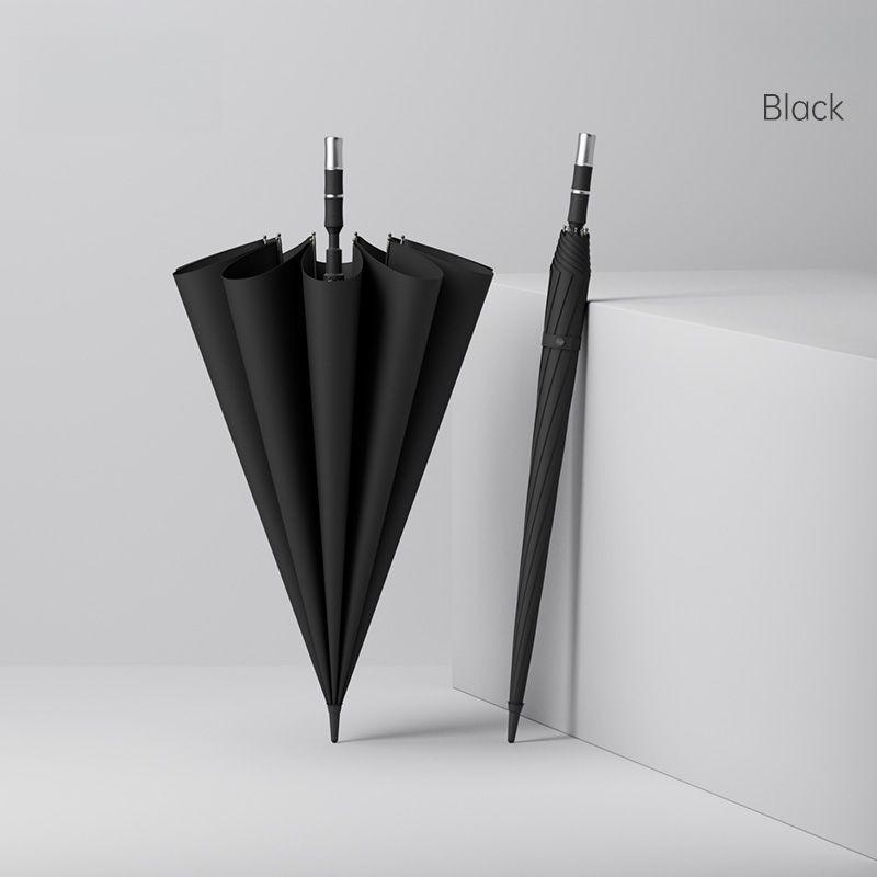 10 Bone High-end Oversized Storm Umbrella Enlarged Thickened Reinforced Sunny and Rainy Dual-use Long Handle Golf Umbrella