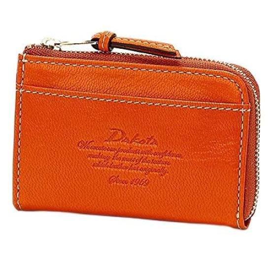 

Goat Leather Pass Case with Key Case Orange [Dakota] помаранчевий