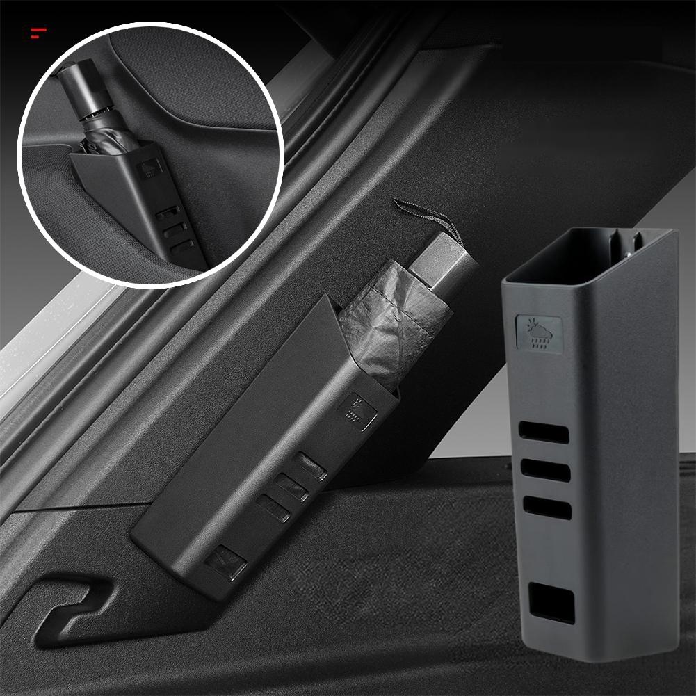 Car Umbrella Storage Organizer Box Universal Trunk Umbrella Holder Bucket Vehicle Interior Accessories for Sedan SUV Hatchback