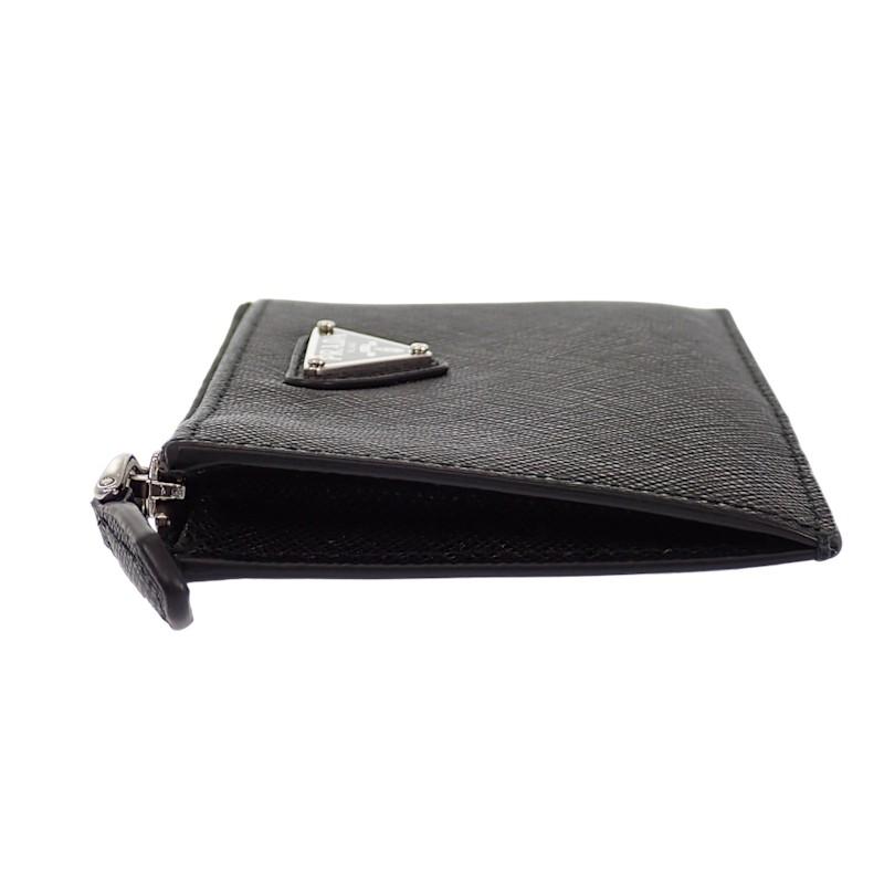 PRADA  1MC086_QHH_F0632 Card Case black Safiano Women