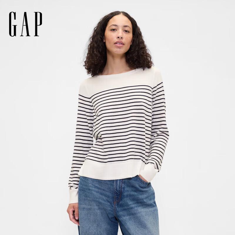 Gap Women's Classic Striped Loose Knit Top