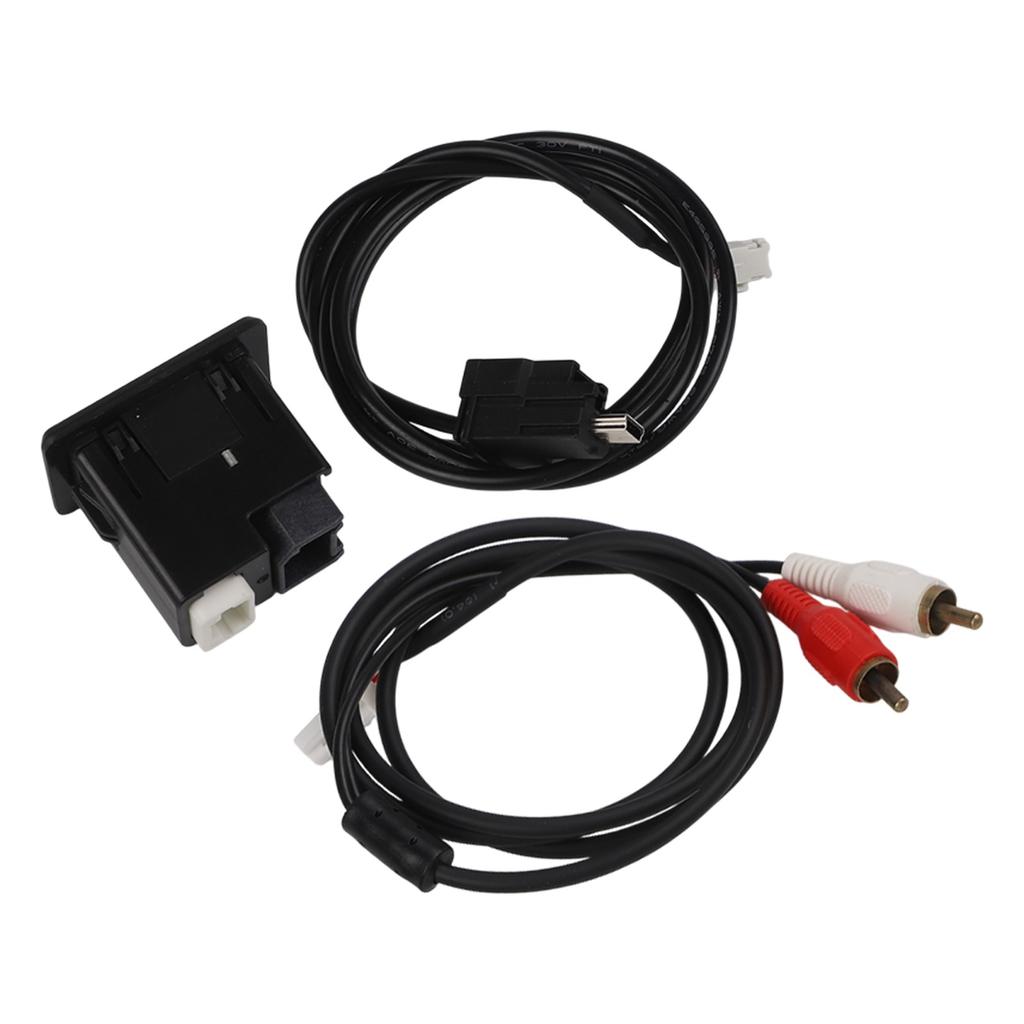 Audio Interface Car Audio Socket Car Audio System Direct Installation For Android Radio Wear-resistant Design Black