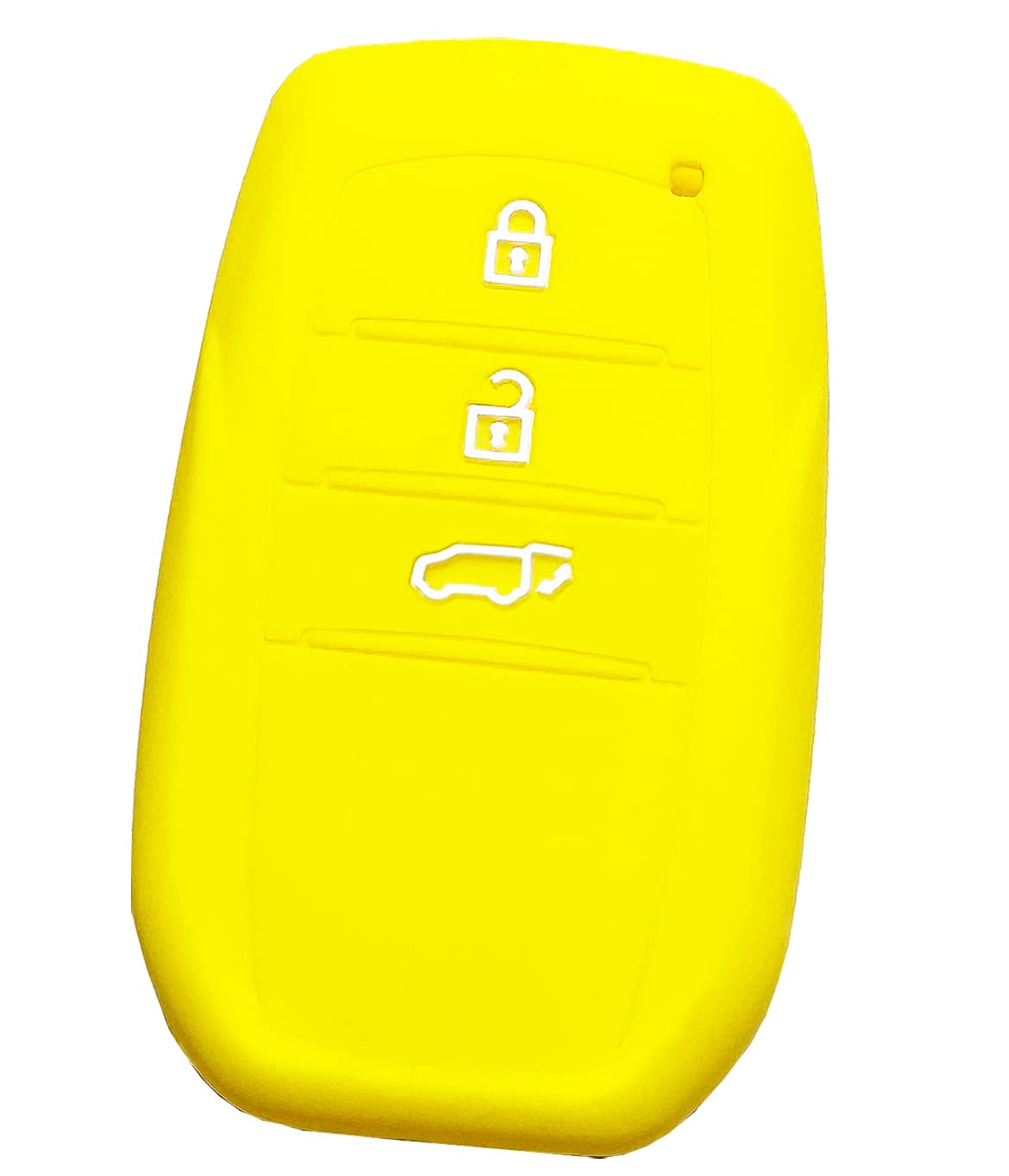 

Силиконовый чехол IKT для смарт-ключа Toyota 3 кнопки / Crown Sports (2023~) жёлтый