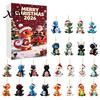 Creative Holiday Gifts for Kids 2026 Dragon Advent Calendar, 24 Days Funny Baby Figures Christmas Countdown Acrylic Hanging Decorations 2D Cartoon