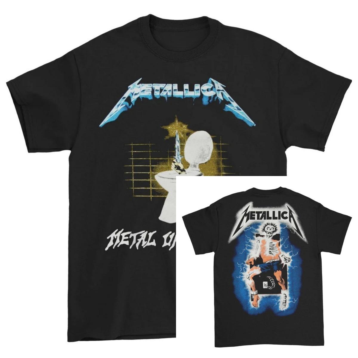 

Metallica Metal Up T-shirt High-end Luxury Is for Both Men and Women Top Y2k 2026 Summer 4XL