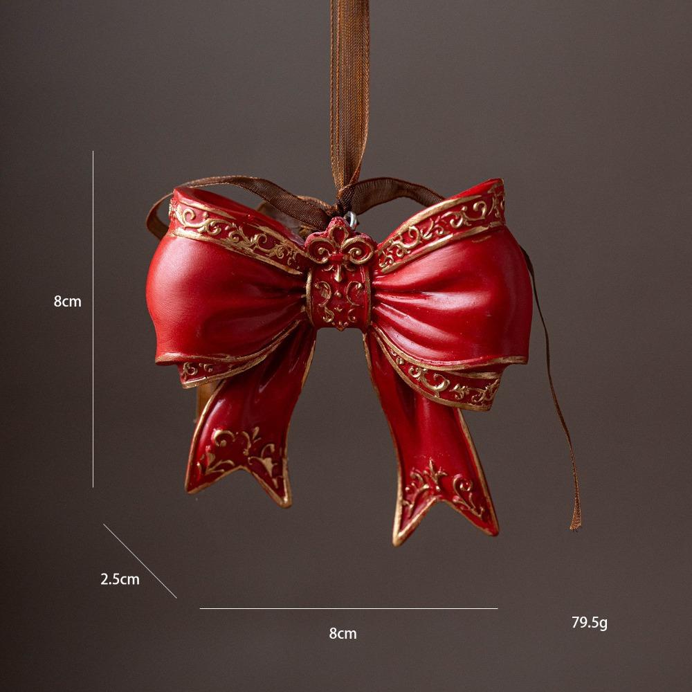 Santa Claus Christmas Tree Hanging Decor 3D Design Resin Hanging Ornament Window