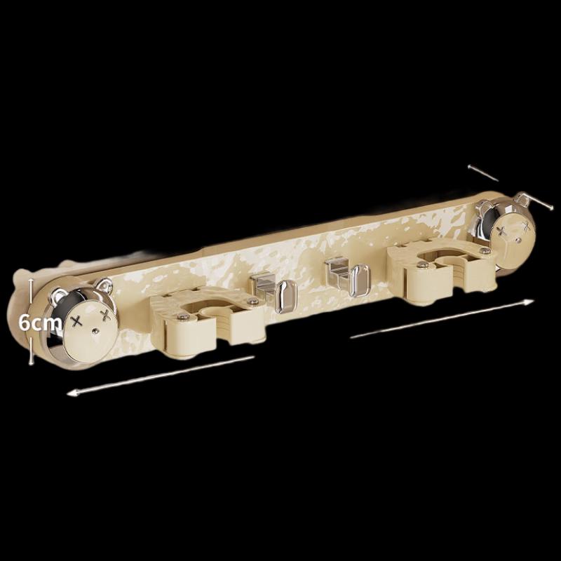 ABXTAO No-Drill Wall Shelf with Hooks