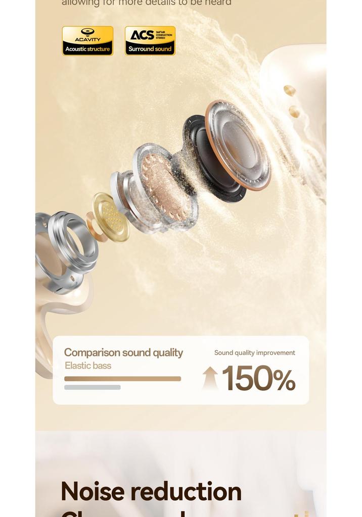 New Smart M126 Dual Bluetooth Sleep Earphones - 2 Pairs with Private Mold Design