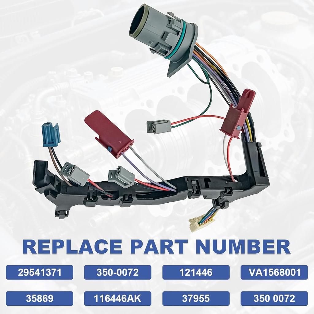 Transmission Wiring Harness 6 Solenoid for Allison 1000/2000/2400 fits for Chevrolet Silverado 2001 2002 2003 for GMC Sierra 2500 3500 6.0L 8.1L V8