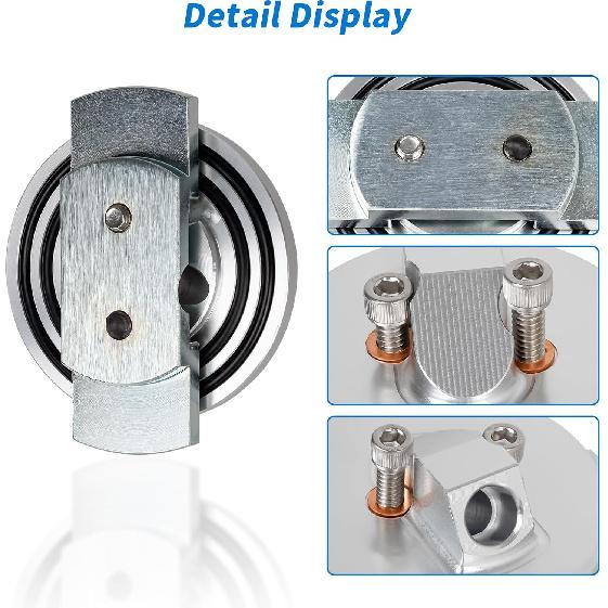 F4TZ-6753-A Dipstick Adapter Repair Kit, Compatible with F ord 7.3L Powerstroke F250 F350 F450 F550 Excursion Van E250 E350, Replace F4TZ-6751-A