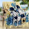 1pc Ultra-Soft 3D Dog Print Blanket - Cozy All-Season Throw for Bed, Sofa, Office, Travel & Camping, Durable Polyester Fabric, M