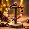 Pet Halloween Beaded Collar with Random Color Beads for Dogs Cats Festival Party