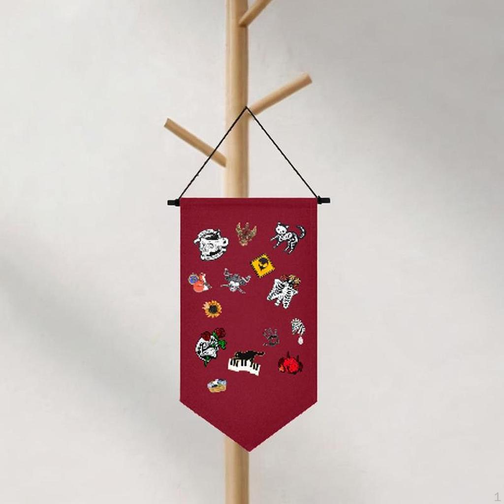 Enamel Pin Wall Display Banner Blank Brooch Holder Wearproof Multifunction Lapel Badge