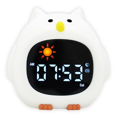 White Noise Night Light, Nature Sounds, Bedside Lamp, Nursing Light, Rechargeable, Gift (Owl)