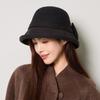 Fisherman Hat Women's Autumn Winter Wool Stitching Warm Hat