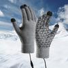 Electric Heated Gloves USB Winter Warm Gloves Knitted Touchscreen Mittens for Outdoor Cycling Skiing