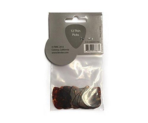 Fender Pick 451 Shape Shell Thin 12 Pack