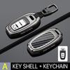 Zinc alloy Car Remote Key Case Cover Shell for  A5 A6 C7 A7 A8 Q3Q5 Q7 S4S6 S7 S8 R8 TT A1 A3 8V A4 B8 B9 Holder Accessories