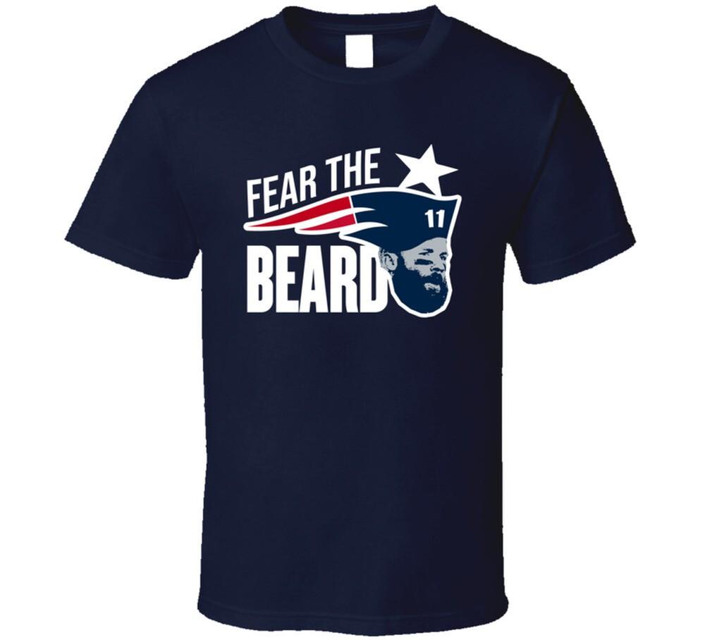 

Fear The Beard Julian Edelman New England Football Fan T Shirt S