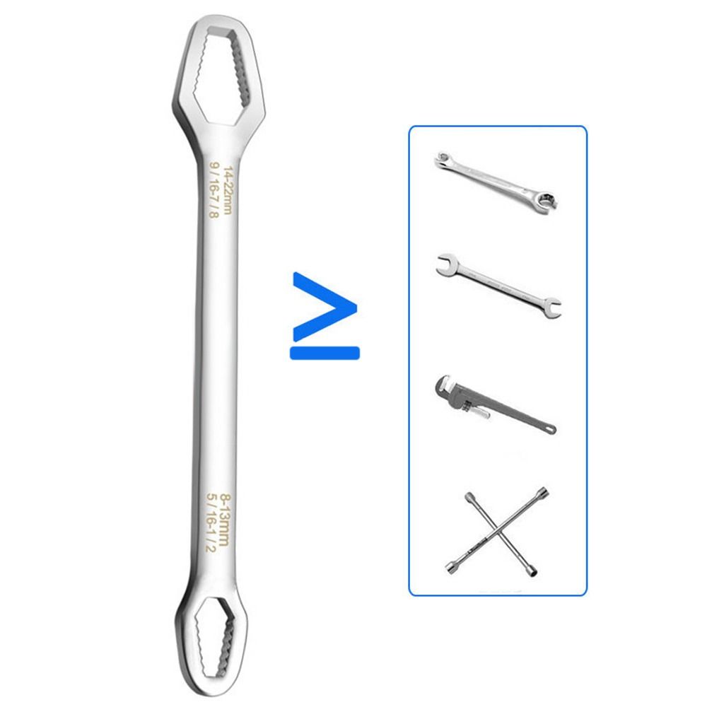 Multifunctional Hand Tool Screw Nuts Double-Head Wrench Repair Tools Universal Wrenches Spanner