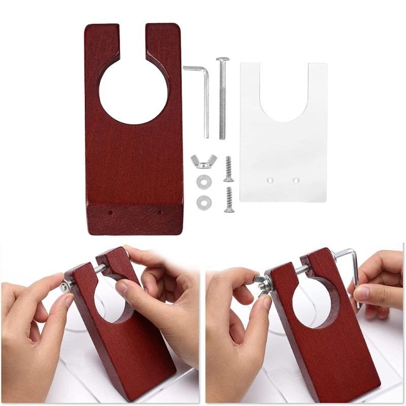 Carpet Trimmer Holder Base Rug Tufting Shearing Guide Wood Rug Tufting Carver Holder Base Carpet Trimmer Bracket