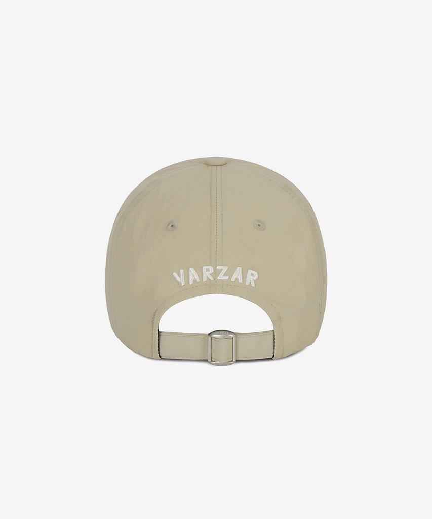 Bajal Va Curved Logo Nylon Ball Cap Light Beige