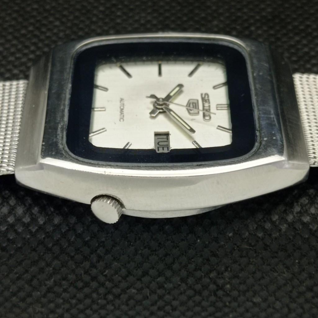 USED VINTAGE SEIKO 5 AUTO 7009A JAPAN MENS D/D ORIGINAL DIAL WATCH 602-a313595-2