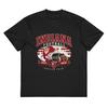 Indiana Football Shirt Men’s Oversized Vintage College Football Graphic Tee Retro Game Day Shirt Hoosiers Style