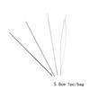 5/6 szt. Zestaw otwartych igieł do nawlekania koralików Narzędzia do nawlekania koralików ze stali nierdzewnej Praktyczne szpilki do nawlekania koralików Materiały do wyrobu biżuterii