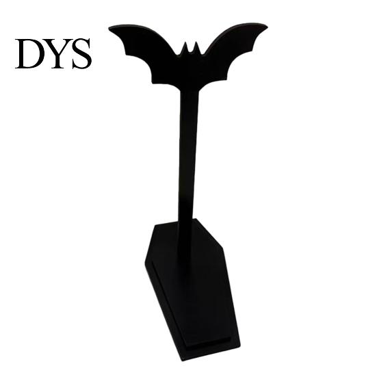 Matte Black Metal Tissue Stand Bat-shaped Paper Towel Holder, Gothic Bat Holder Vertical Stand, for Kitchen And Bathroom Countertop Decorative
