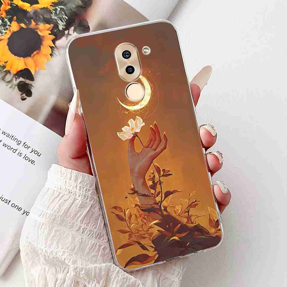 For Huawei Honor 6X BLN-AL10 Case Cute Cartoon Painting Soft Silicone TPU Cover For Honor 6X 6x BLN-L21 5.5" Popular Cats Shell