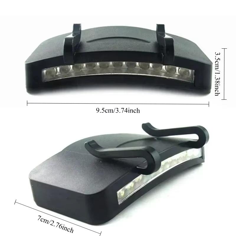 Super Bright LED Clip-On Cap Hat Torch for Outdoor Fishing Camping Hunting