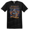 Skull Wings Design Graphic T Shirt Vintage Concert Tee Music Lovers