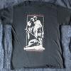 The Burial Plot Band Black Graphic Print T-Shirt Crew Neck Short Sleeve Unisex T-Shirt
