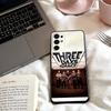 T-Three Days G-Grace Phone Case For Samsung S25,24,23,22,30,21,10,9,Ultra,Plus,Lite,FE,4,5 G Soft Black Case