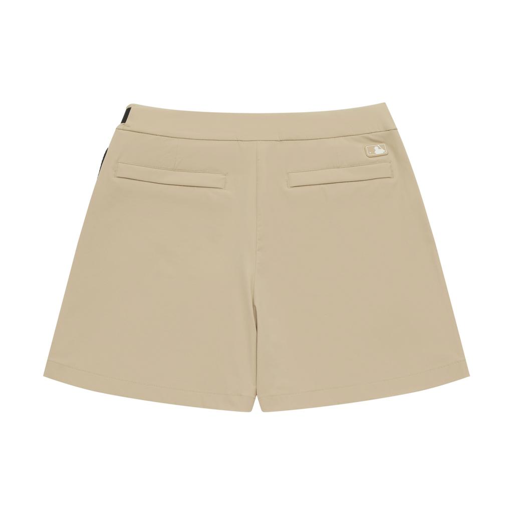 New MLB New York Yankees Basic Collection SS25 Casual Shorts Women's Sand 3FSKB0353-50SAS