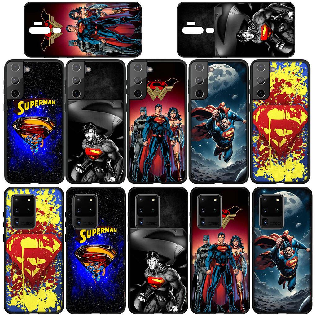 for Samsung Galaxy S25 S24 S23 S22 Ultra FE Plus A17 A37 A57 A56 A55 A06 A16 A15 A36 A26 A35 A05 A25 A54 Phone Case Comics Super Hero Supermans Man