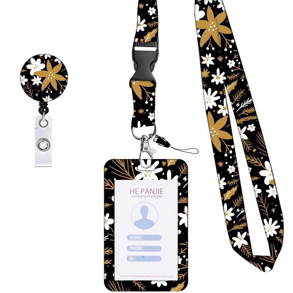 Necklace Strap Working Cards Holder Retractable Badge Card Case  Card Protector