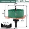 Frameless Downlight Hole Opener for Recessed Box Embedment In Woodworking & Plasterboard