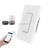 SPKM DS-128 Alexa&Google WiFi Push Button APP Control Wall Switches Time Function Tuya Smart Home Products