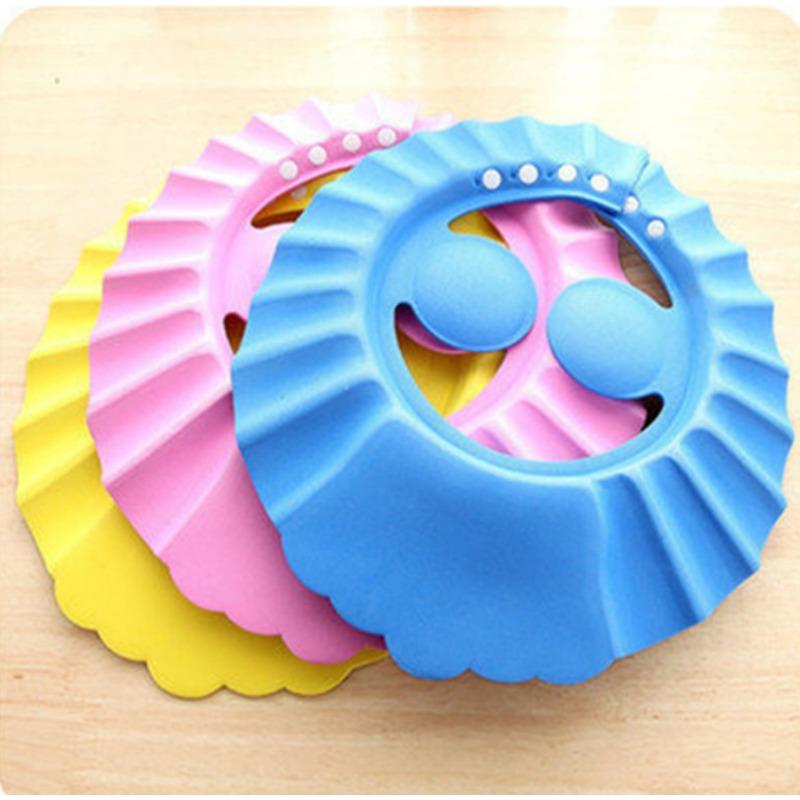 

Регулируемая детская защита для ушей Шампунь Детский шампунь Защита для ушей Шапочка для купания жёлтый