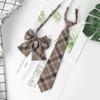 JK Women's Brown Retro Japanese School-Style Bow Tie